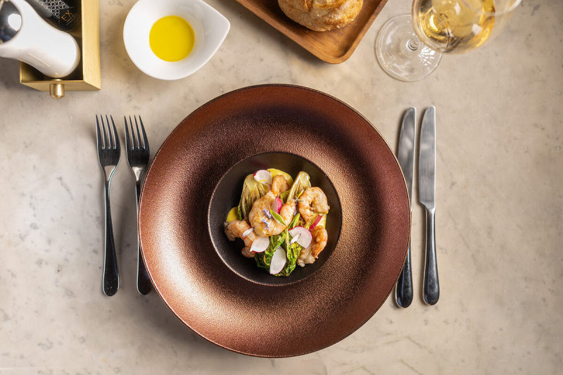 Interijer restorana Sapori Rovinj - blagovaonica u staroj jezgri Rovinja