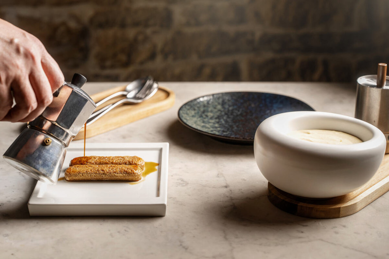 Detalj profinjene gastronomije - restoran Sapori Rovinj u Rovinju